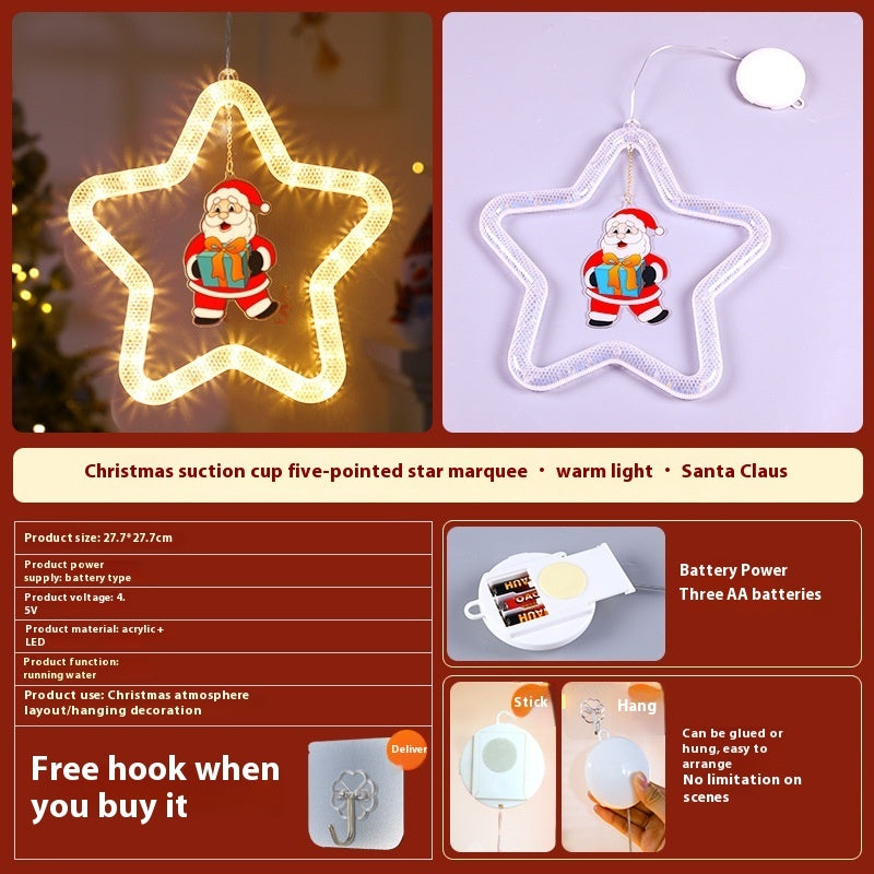 Christmas Pendant Decoration LED Star