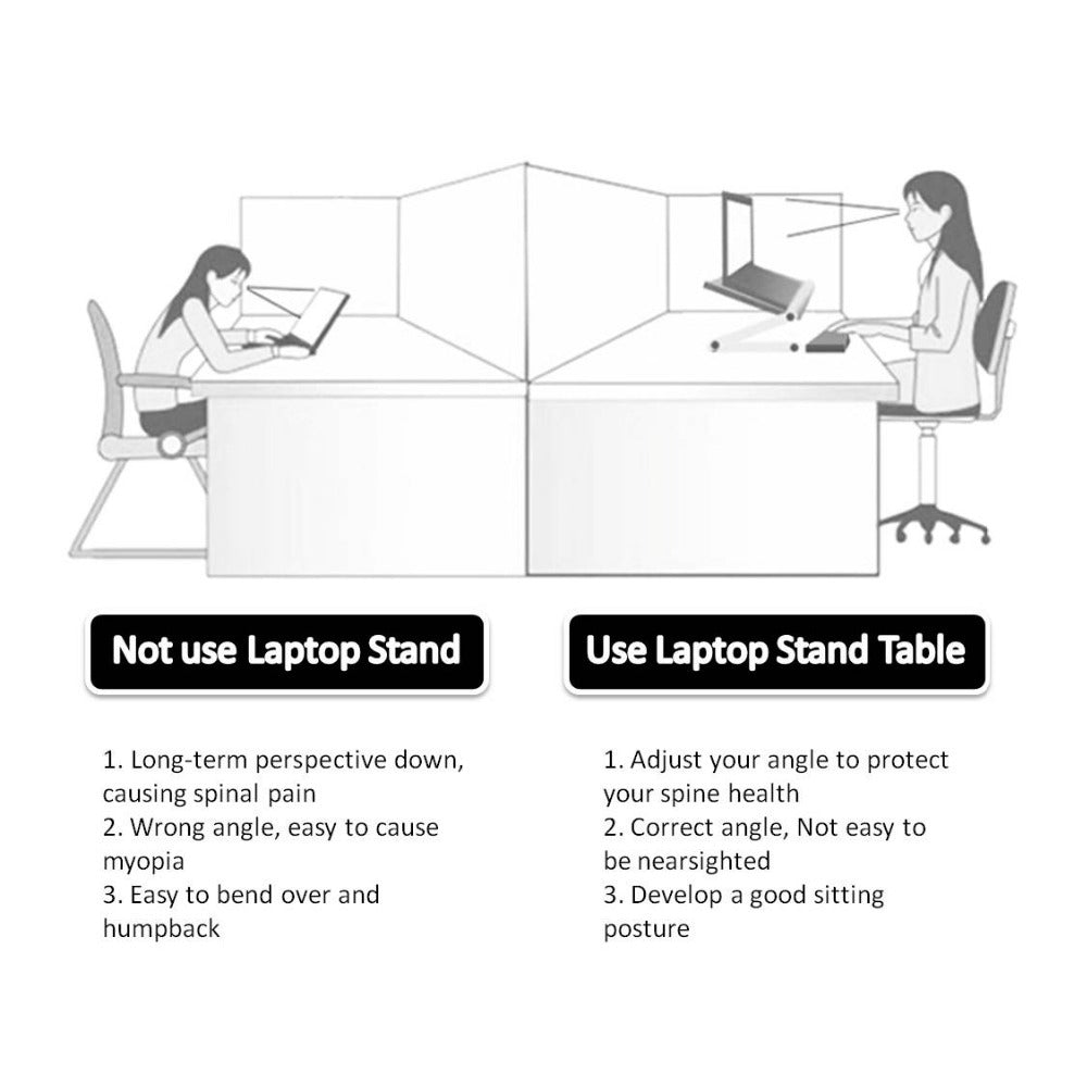 Foldable Laptop Stand for Ergonomic Use