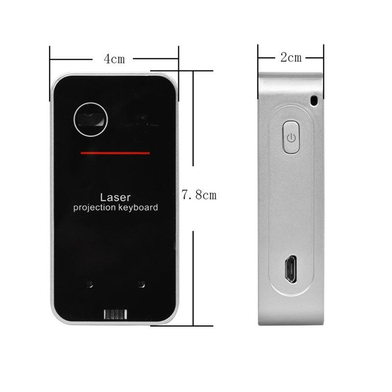 Virtual Laser Keyboard Bluetooth Pad