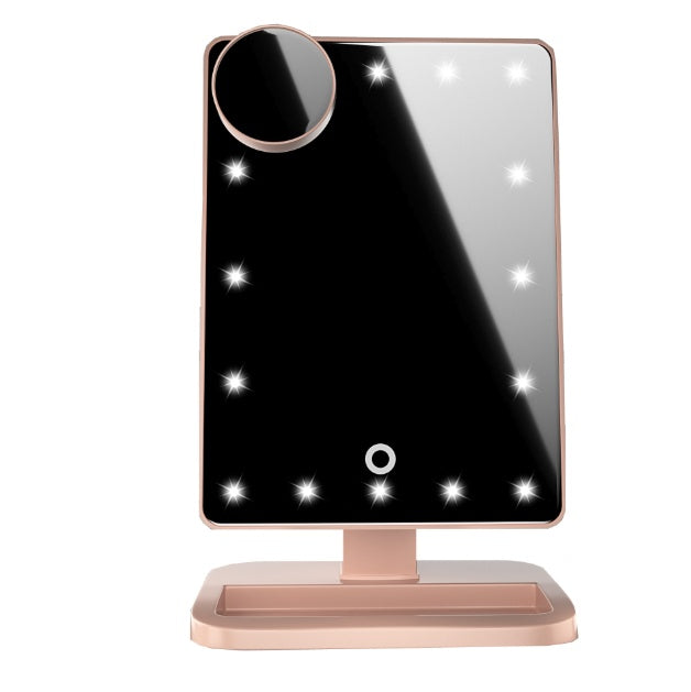 Touch Screen LED Makeup Mirror with Speaker