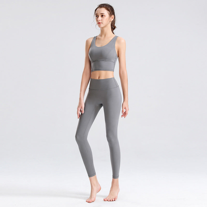 Running Yoga Tight Vest Slim Two-Piece Suit