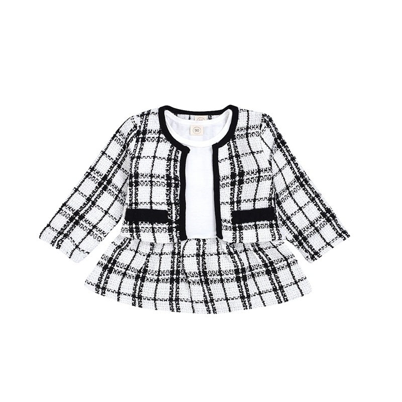 Long-Sleeved Dresses Baby Suit Set