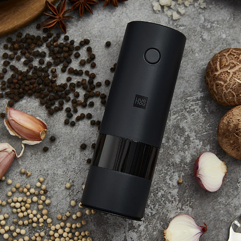 Electric Grinder Black Pepper Sea Salt
