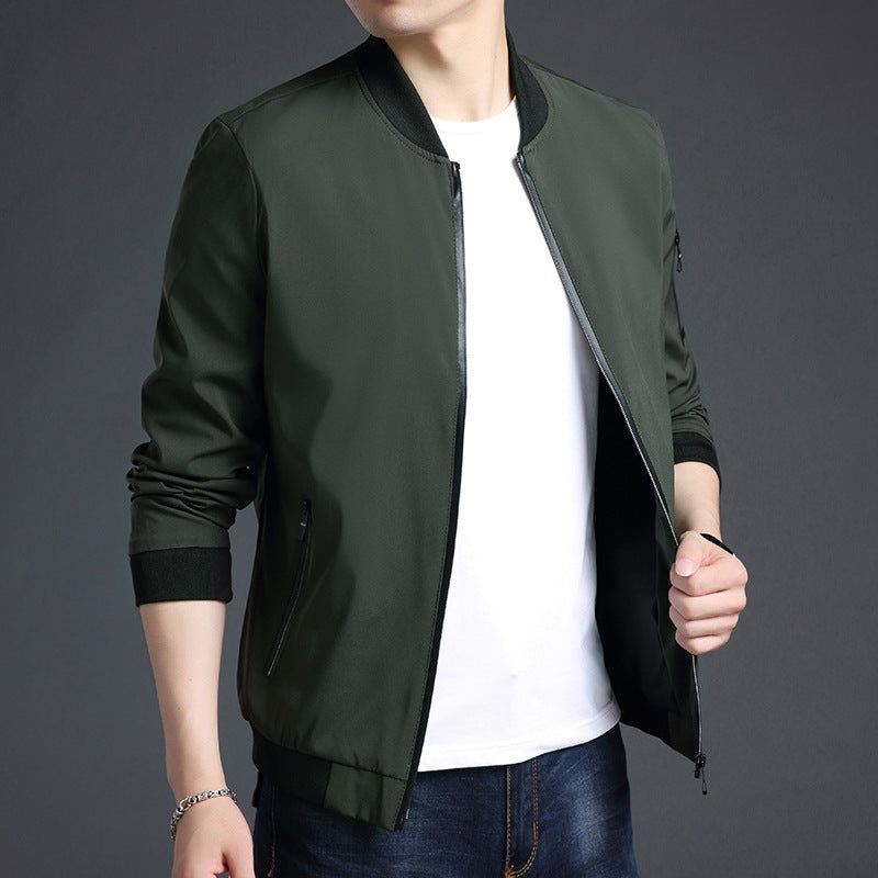 Korean-style Slim-fit Men's Coat