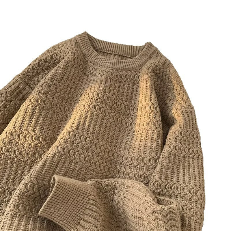 Round Neck Sweater Men's Autumn Wear