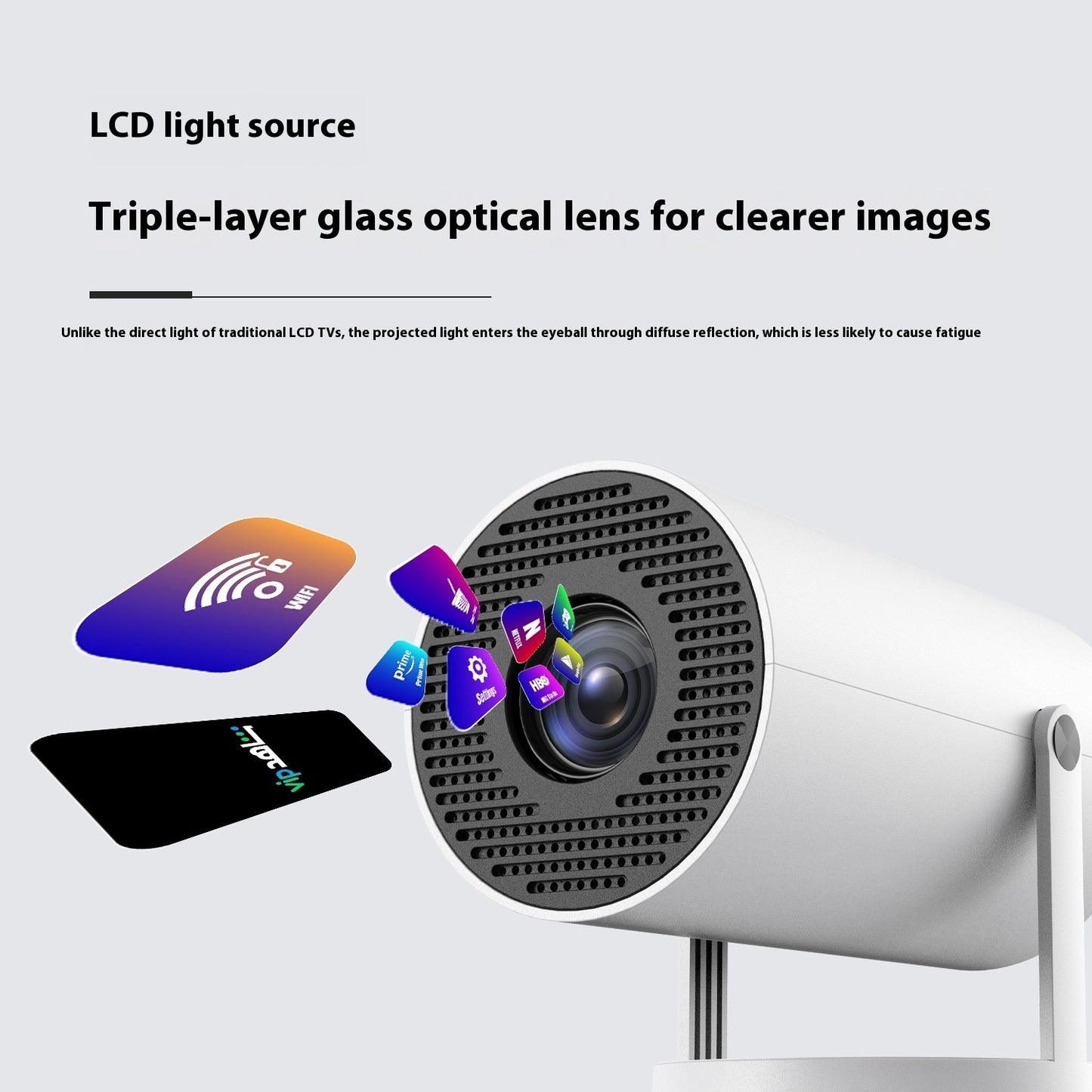 Portable Projector Small Home Use
