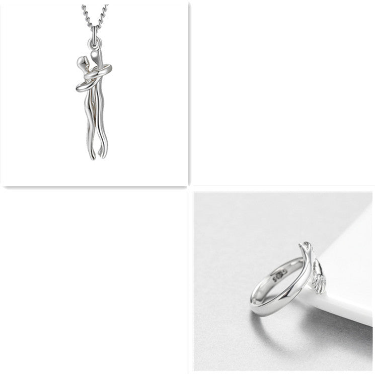 Love Hug Necklace Unisex Gift