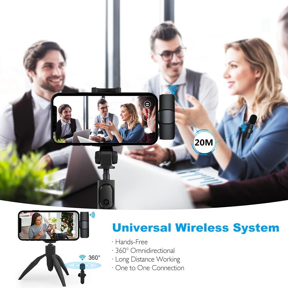 Wireless Lavalier Microphone Mini Mic