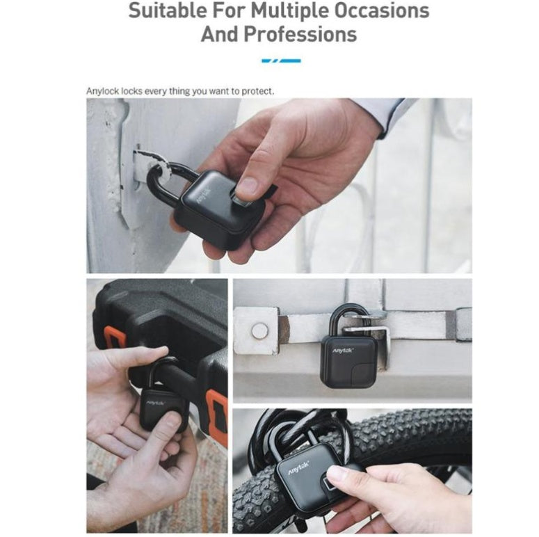 Smart Lock Waterproof L3 Fingerprint Padlock Secure