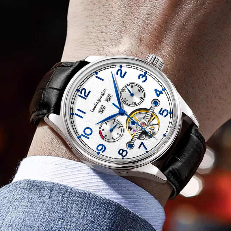 Business Hollow Men's Mechanical Watch