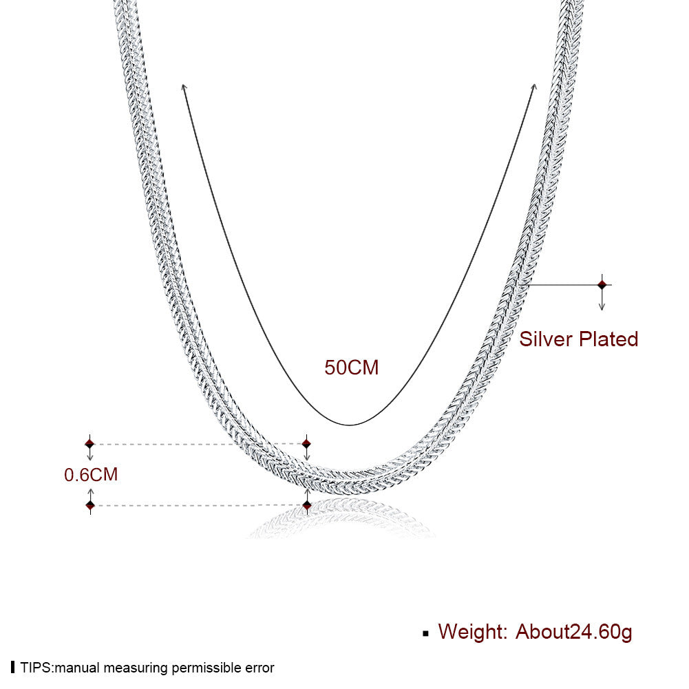 Fashion Snake Bone Necklace for Men & Women