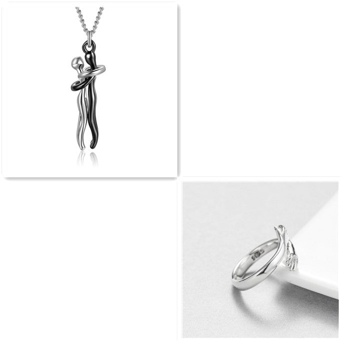 Love Hug Necklace Unisex Gift