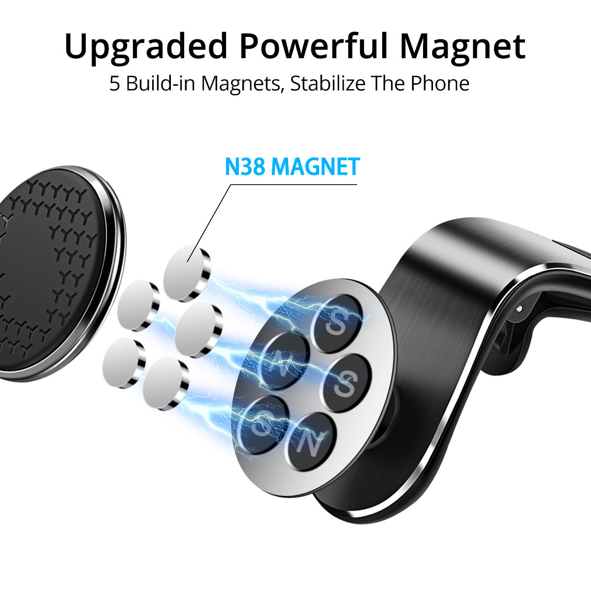 Magnetic Car Phone Holder Air Vent