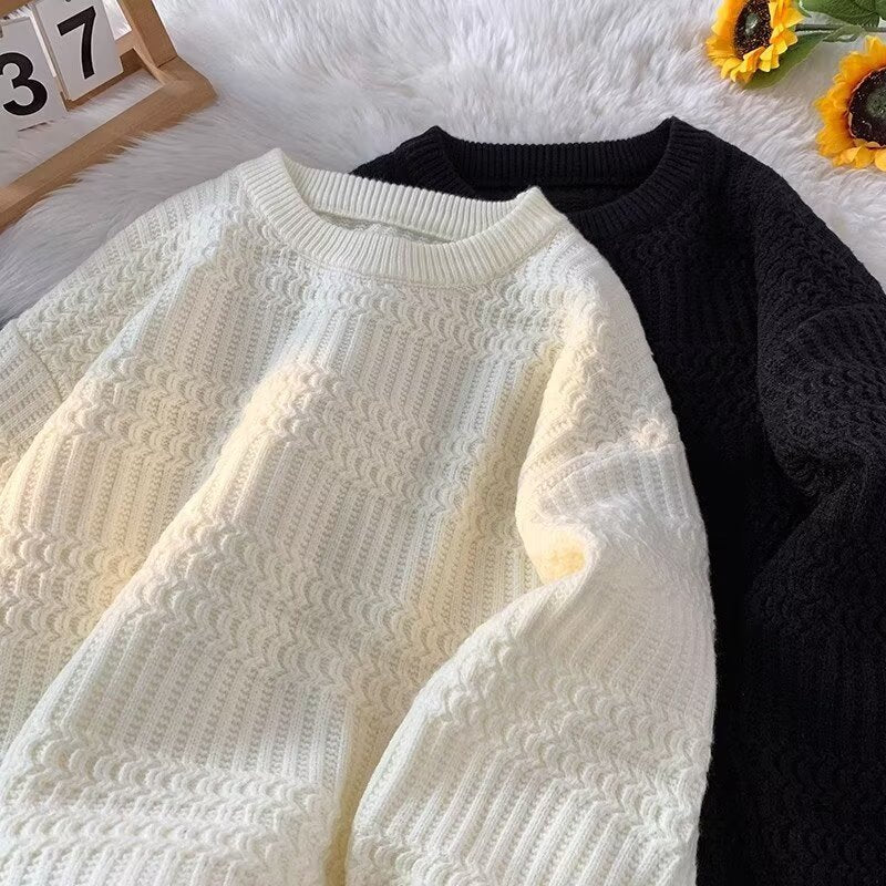 Round Neck Sweater Men's Autumn Wear
