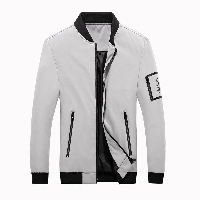 Korean-style Slim-fit Men's Coat