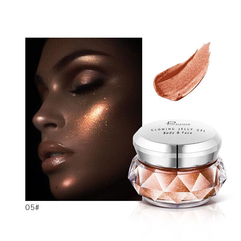 Face Highlighter Jelly Gel Glow Makeup
