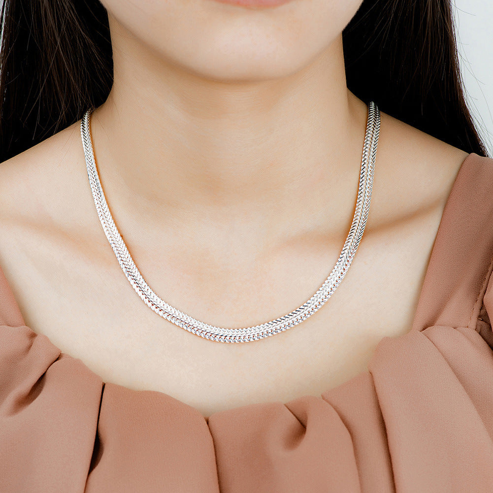 Fashion Snake Bone Necklace for Men & Women
