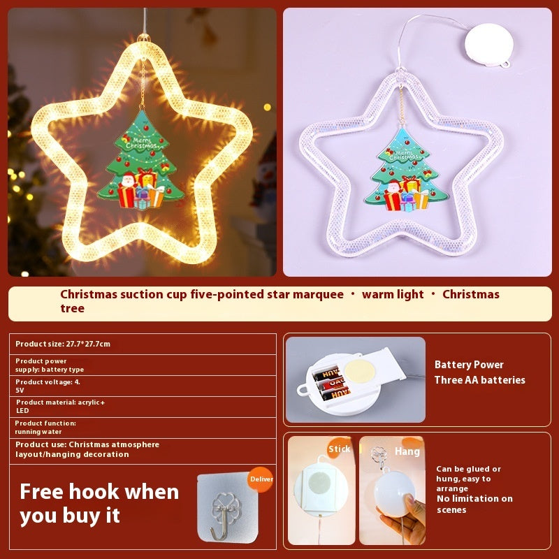 Christmas Pendant Decoration LED Star