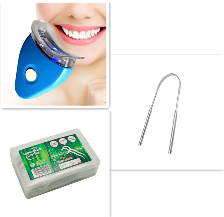 Oral Gel Teeth Whitening LED Kit