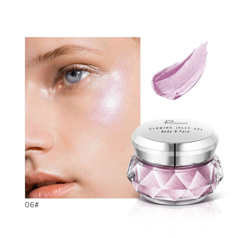Face Highlighter Jelly Gel Glow Makeup