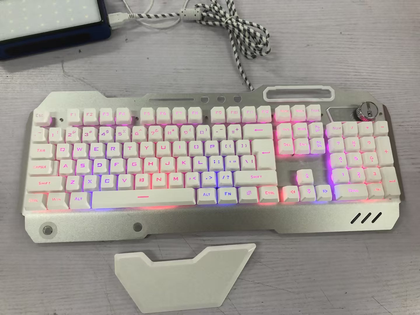 Ergonomic Wired Gaming Keyboard RGB
