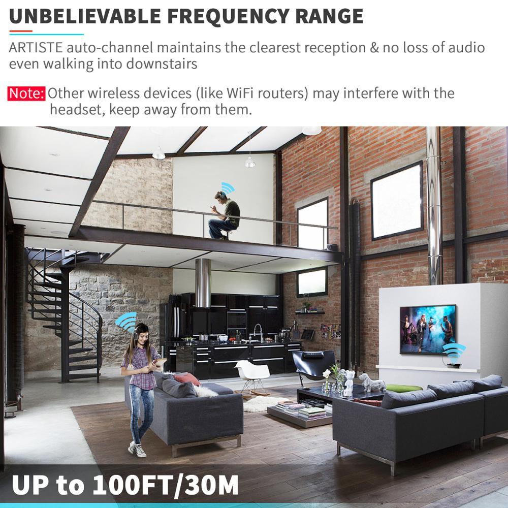 TV Wireless Headphones On-Ear Bass