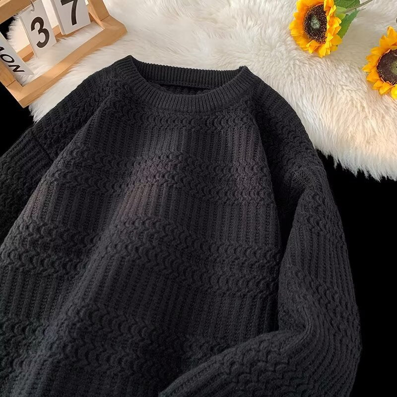 Round Neck Sweater Men's Autumn Wear