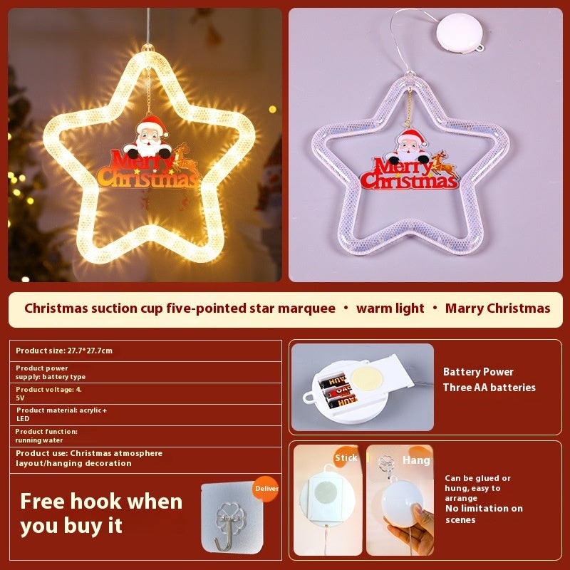 Christmas Pendant Decoration LED Star