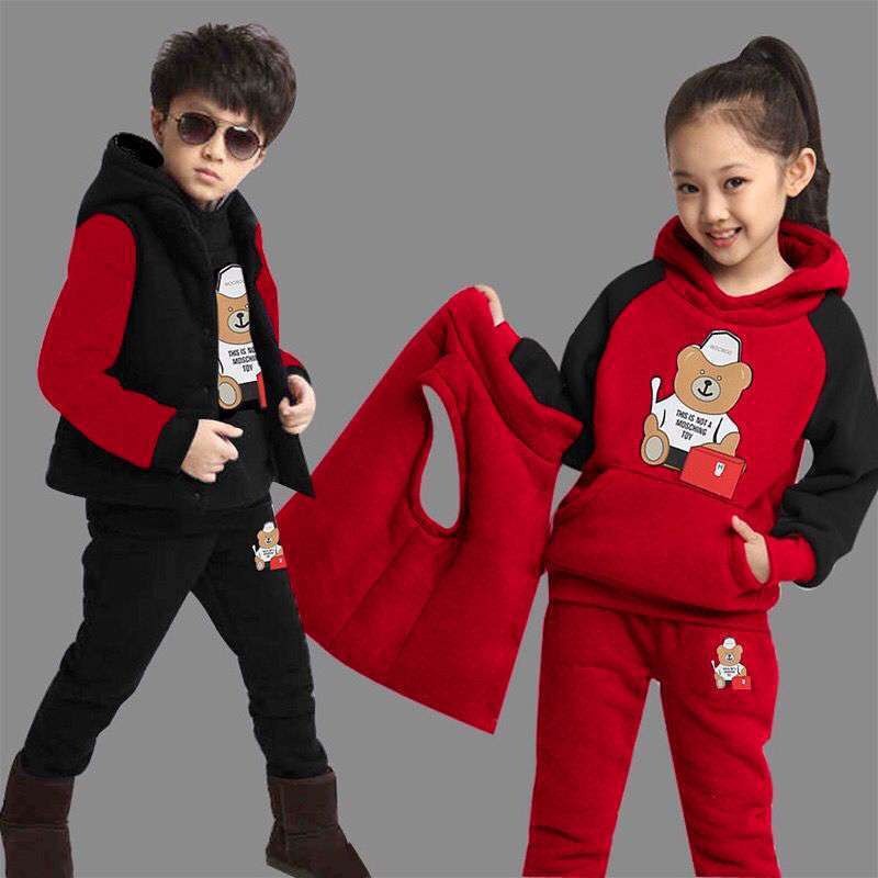 Boys Clothes Sport Suit 3pcs Casual Set