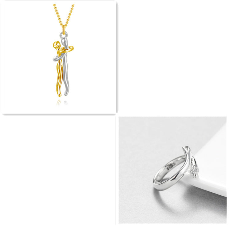Love Hug Necklace Unisex Gift