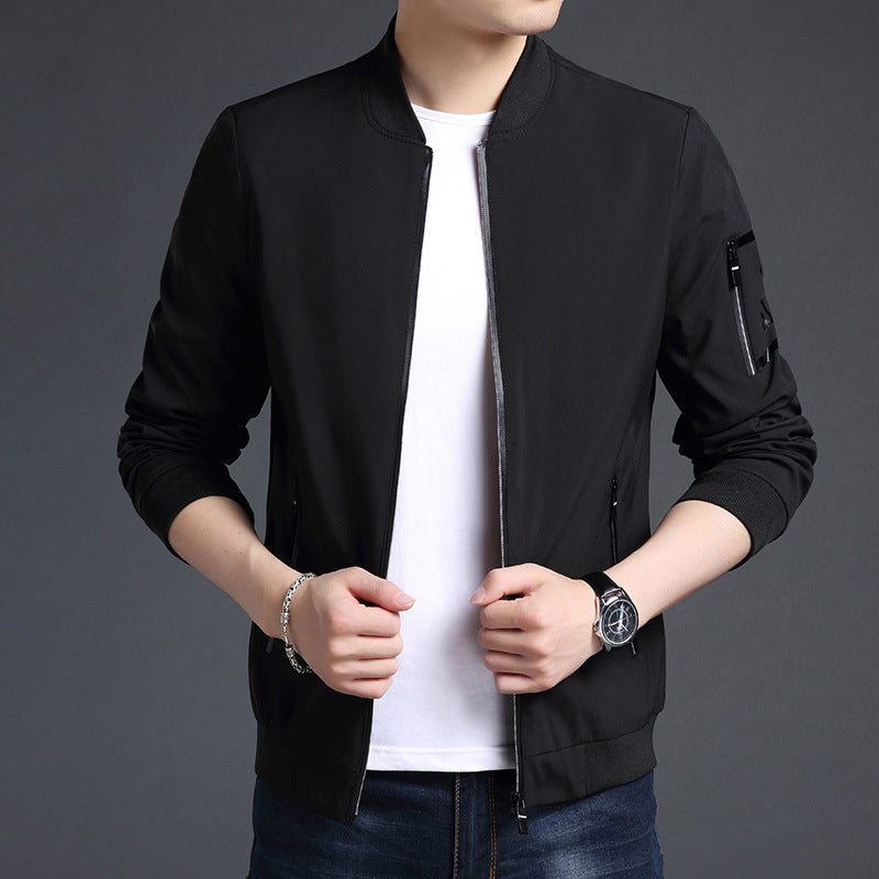 Korean-style Slim-fit Men's Coat
