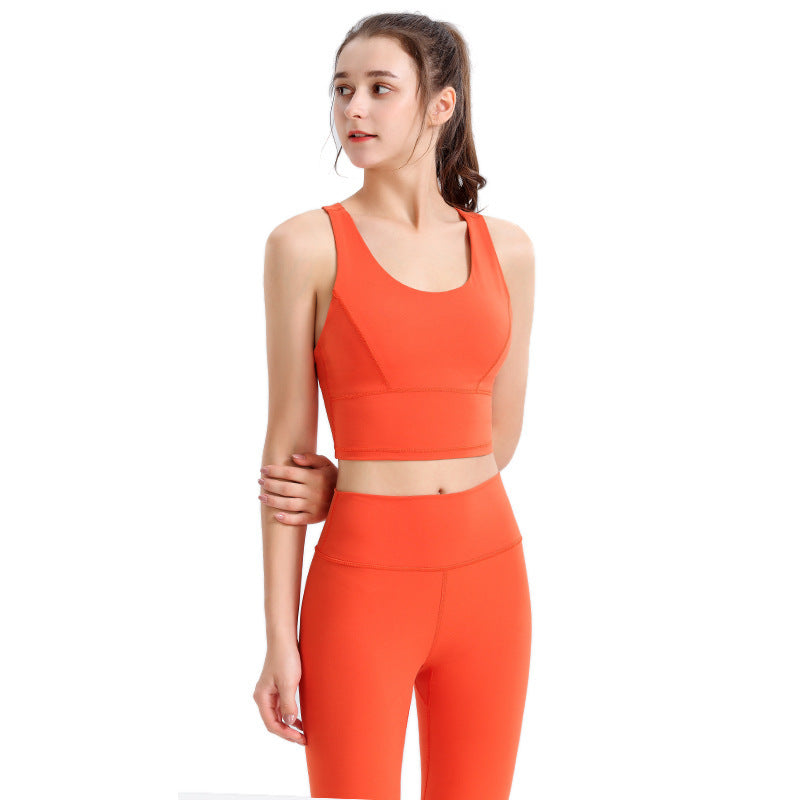 Running Yoga Tight Vest Slim Two-Piece Suit