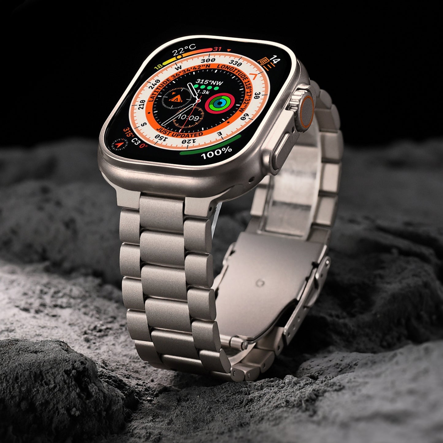 Suitable For Apple Watch S10 Titanium Strap
