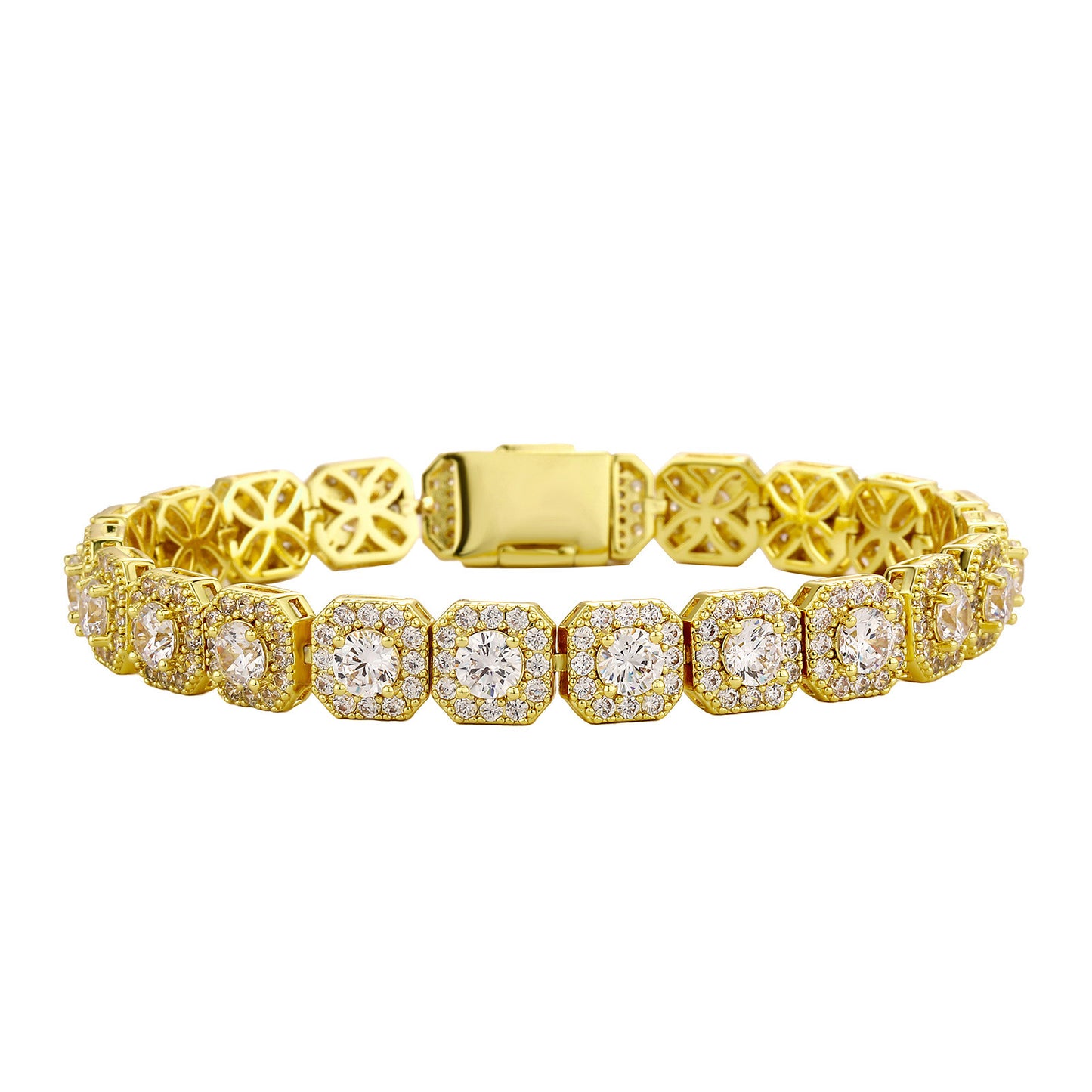Zircon Flip Trendy Men's Cuban Bracelet