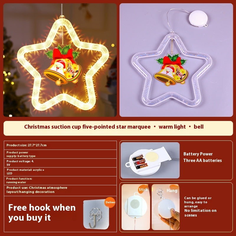 Christmas Pendant Decoration LED Star