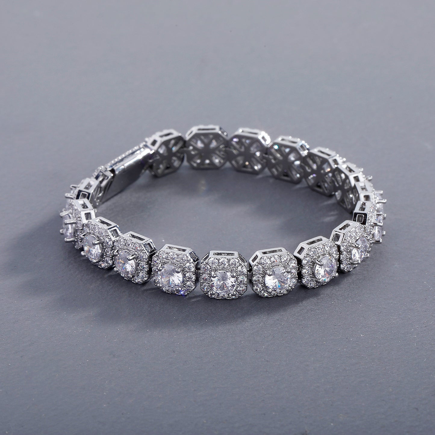 Zircon Flip Trendy Men's Cuban Bracelet
