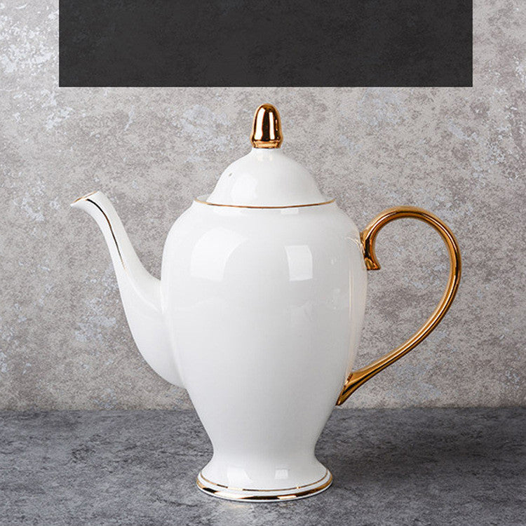 Gold-painted Coffee Cup & Tea Set