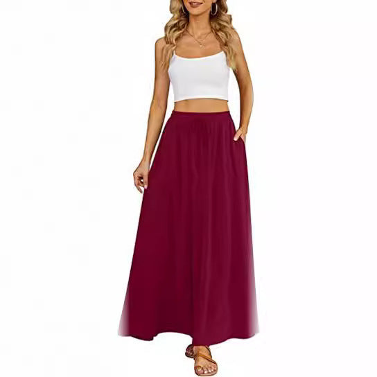Large Swing Tight Waist Lace Skirt
