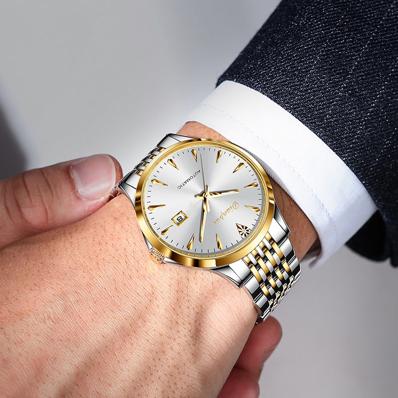 Men's Simple Dial Automatic Watch