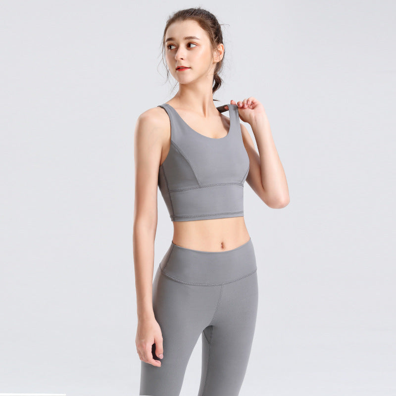 Running Yoga Tight Vest Slim Two-Piece Suit