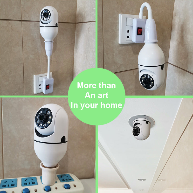 WiFi Camera 1080P Bulb 4X Zoom E27 Home