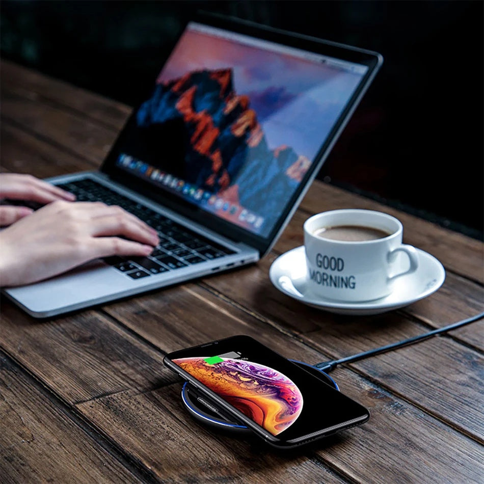 Wireless Fast Charger for iPhone Samsung
