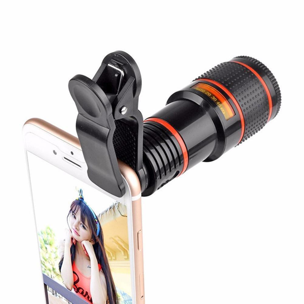 HD 8X Clip On Optical Zoom Lens