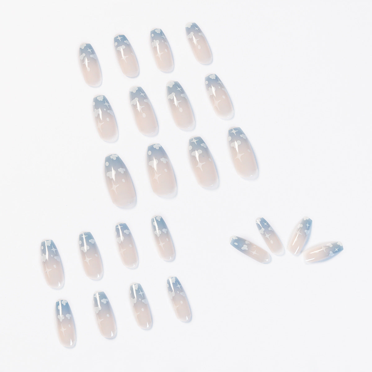 Wearing Nails Finished Soft Nails Set