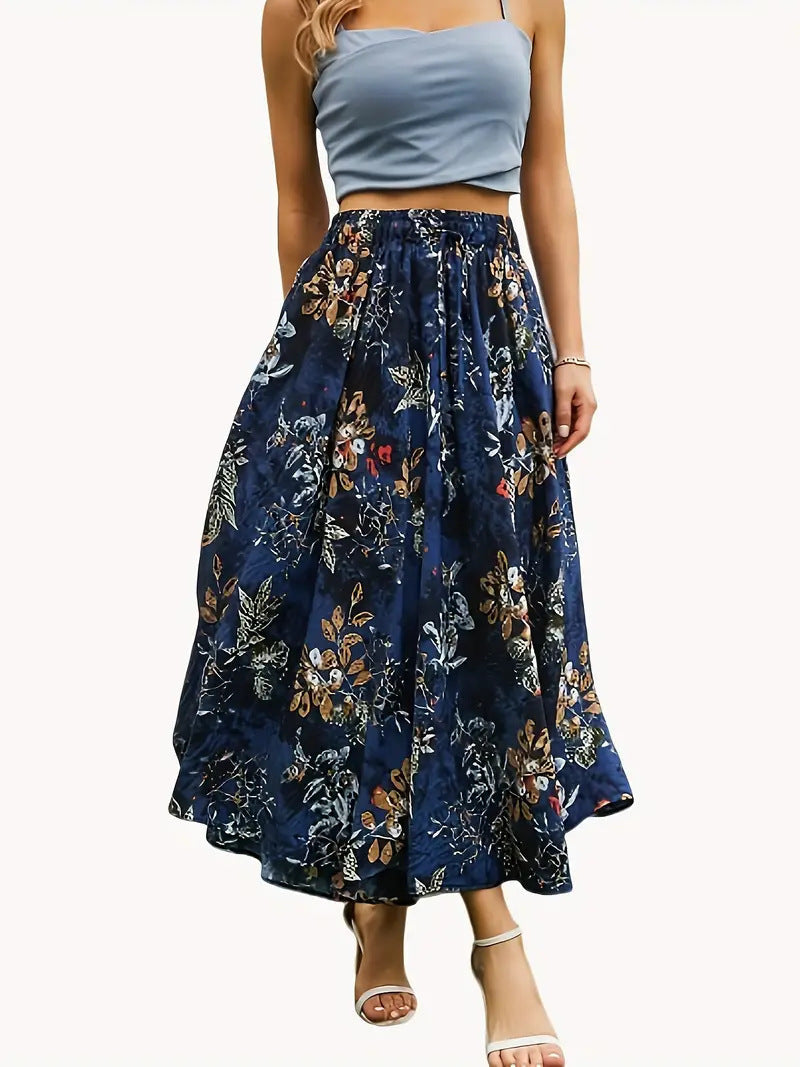 Large Swing Tight Waist Lace Skirt