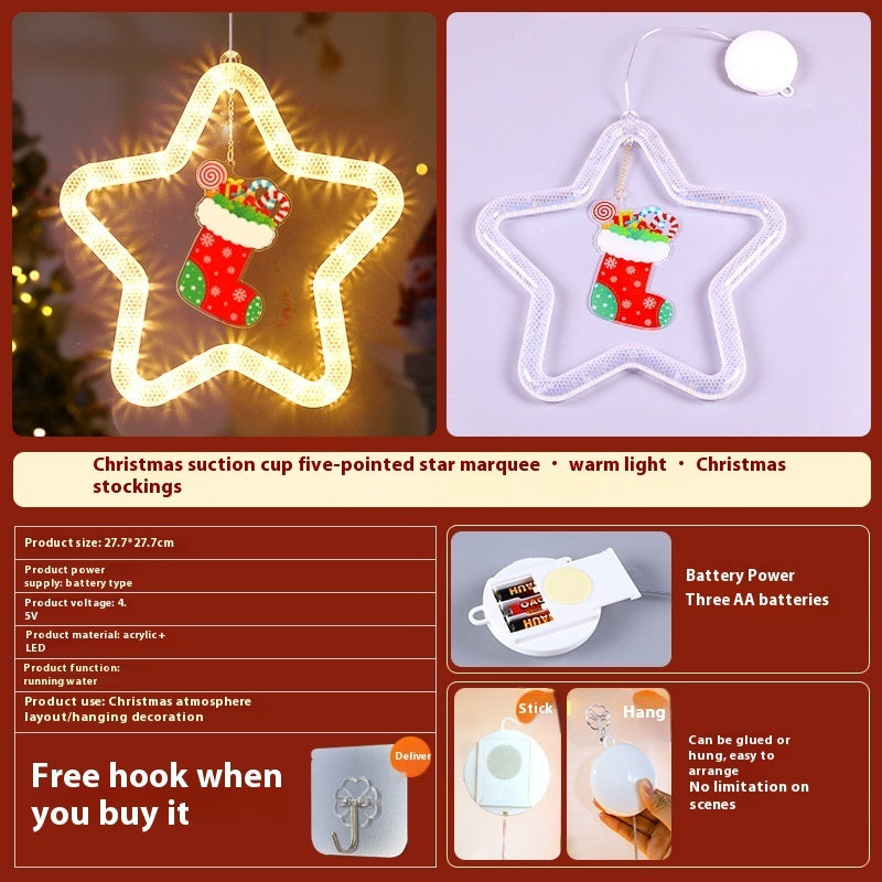 Christmas Pendant Decoration LED Star