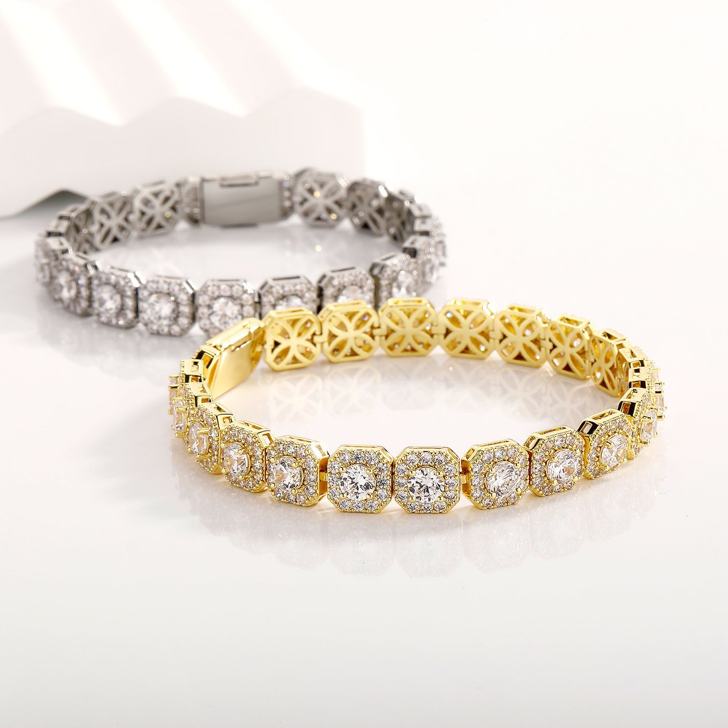 Zircon Flip Trendy Men's Cuban Bracelet