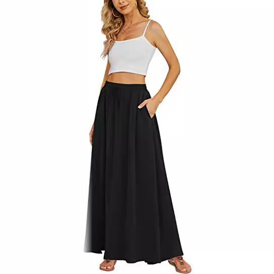 Large Swing Tight Waist Lace Skirt