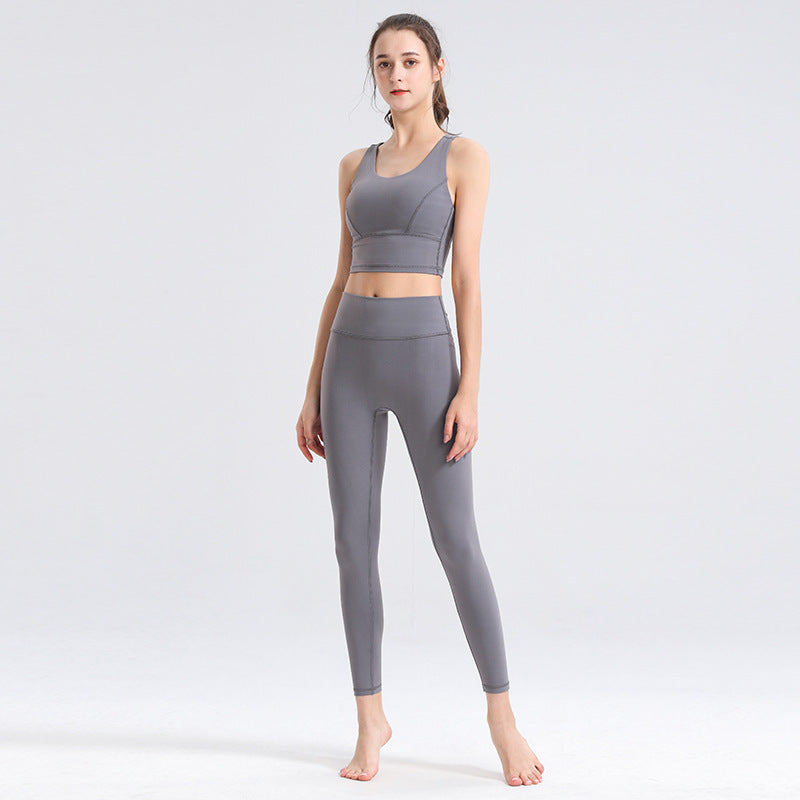 Running Yoga Tight Vest Slim Two-Piece Suit