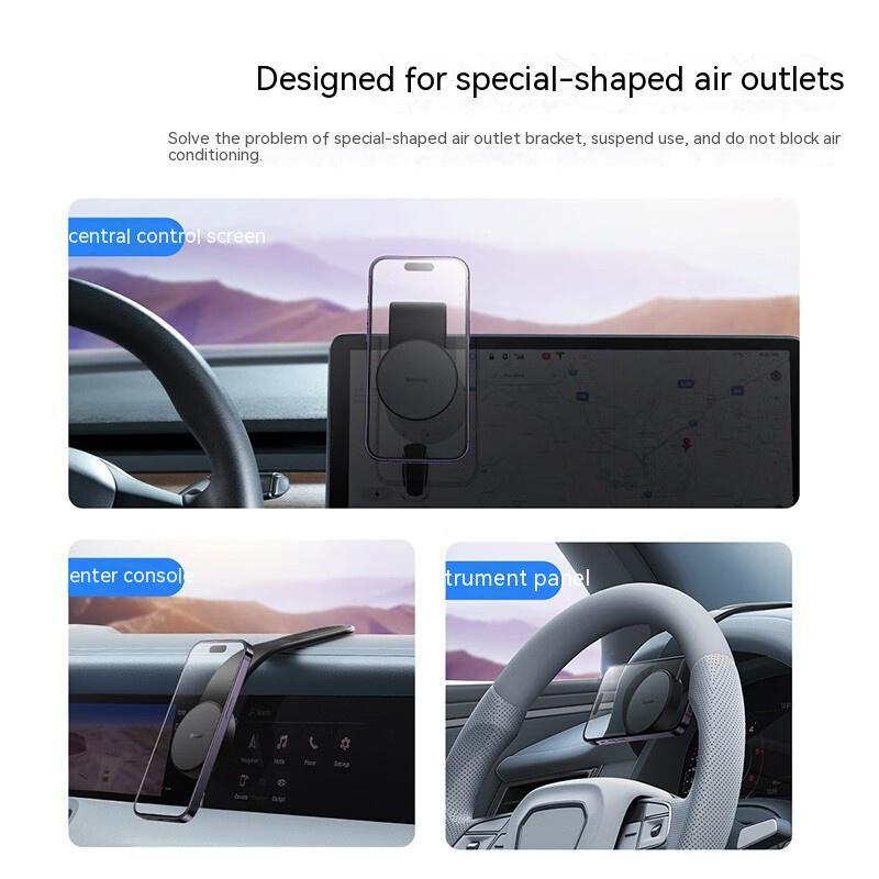 Magnetic Car Phone Holder Wireless 15W